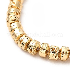 Гальванические бусины из натуральной лавы&nbsp;G-G984-14KCG