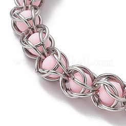 Браслеты из непрозрачного акрила из бисера&nbsp;BJEW-JB10228