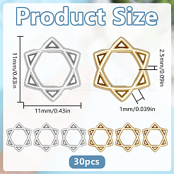 30шт. долговечная оправа из сплава с покрытием&nbsp;FIND-HY0004-91