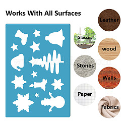 Акриловая серьга ручной работы шаблон&nbsp;DIY-WH0359-036