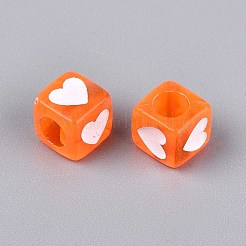 Прозрачные акриловые бусины&nbsp;OACR-N140-02D