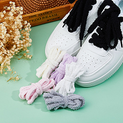 6 пара шнурков из волокна 6 цветов&nbsp;AJEW-FH0005-98