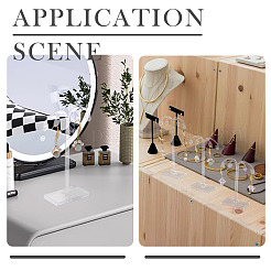 1 комплект акриловых сережек-башенок&nbsp;EDIS-TA0001-003D