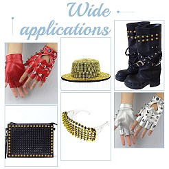 4 ярд двухцветных пластиковых заклепок&nbsp;DIY-WR0004-34