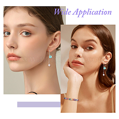 210 шт. 7 цвета прозрачные хрустальные стеклянные бусины&nbsp;EGLA-HS0001-04