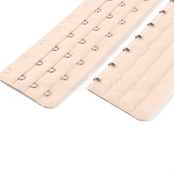 Полиэстер женский 3 ряд x 9 крючка ярусный корсет удлинитель бюстгальтера&nbsp;FIND-WH0146-20B-01