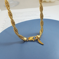 Ожерелья из латунной витой веревки для женщин&nbsp;FS-WGC0869-01