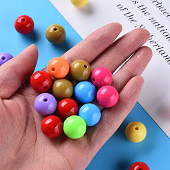 Непрозрачные акриловые бусины&nbsp;MACR-S370-C16mm-M2