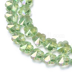 Стеклянные бусины с гальваническим покрытием &nbsp;EGLA-J148-A-AB06