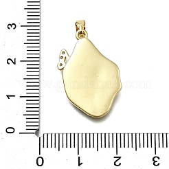 Латунные микро проложить кубического циркония подвески&nbsp;KK-K400-21B-G