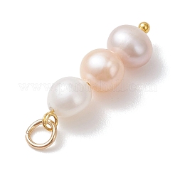 Подвески из натурального культивированного пресноводного жемчуга с полировкой с двух сторон.&nbsp;PALLOY-JF04968