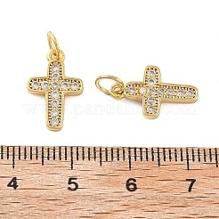 Латунные микро проложить кубического циркония подвески&nbsp;KK-C092-21C-G