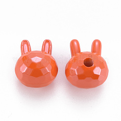 Перламутровые непрозрачные акриловые бусины MACR-S373-40I