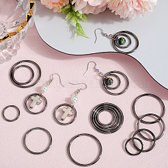 40 шт. 4 стиля соединительных колец из цинкового сплава&nbsp;FIND-SP0002-79B