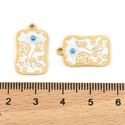 Подвески из нержавеющей стали 304 с эмалью&nbsp;STAS-H251-03A-03