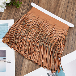 2 м отделка кружевом с кисточками из искусственной кожи&nbsp;SRIB-FH0001-05