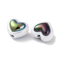 УФ-покрытие радужными переливающимися акриловыми бусинами&nbsp;OACR-H112-19C