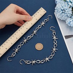 2 шт. сплав шипы обувь цепь&nbsp;AJEW-FG0004-50B