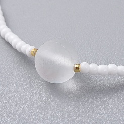 Нейлоновые нити плетеные браслеты из бисера&nbsp;BJEW-JB04809