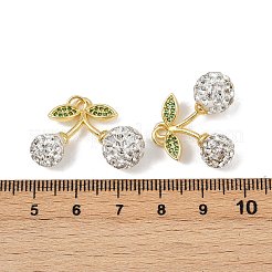 Латунные микро проложить кубического циркония подвески&nbsp;KK-H072-13G-02