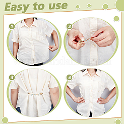 3 шт. 3 стильных зажима для шарфа из сплава стрекоз с кристаллами и стразами&nbsp;HJEW-GA00070