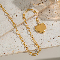 Ожерелья с подвеской в форме сердца из нержавеющей стали 304 для женщин&nbsp;JD8582