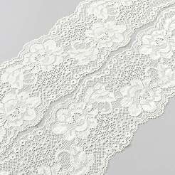 Кружевная отделка из полиэстера с цветочной вышивкой&nbsp;OCOR-WH0036-49B