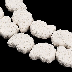 Бусы из натуральной лавы&nbsp;G-G347-01I