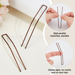 30 шт. заколки для волос из нержавеющей стали 304&nbsp;OHAR-GA0001-12A