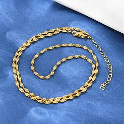 Сингапурские цепочки толщиной 2 мм для мужчин и женщин&nbsp;NJEW-L012-02G