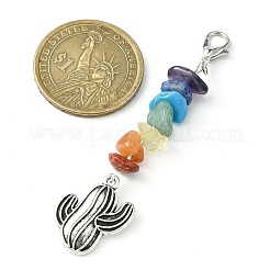 Украшение из сплава кактуса&nbsp;HJEW-JM01553-01