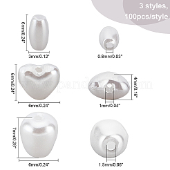 300шт 3 стильные бусины из смолы&nbsp;RESI-CA0001-15