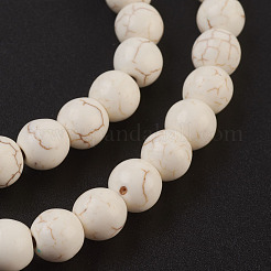 Синтетические бусины из магнезита&nbsp;X-TURQ-S192-8mm-1