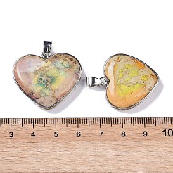 Кулоны из натуральной императорской яшмы&nbsp;KK-F868-28P