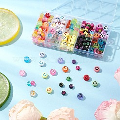 290 шт. непрозрачные и прозрачные акриловые бусины&nbsp;MACR-FP0001-10