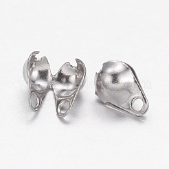 Наконечники бусин из нержавеющей стали марки 304&nbsp;X-STAS-E129-01P