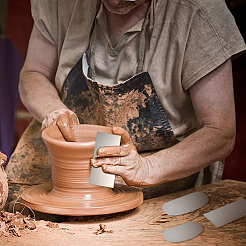 10 шт. резак для глины из нержавеющей стали&nbsp;DIY-SP0005-94