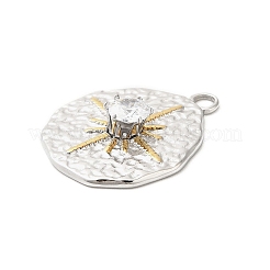 Подвески из нержавеющей стали 304 со стразами&nbsp;STAS-P399-02B