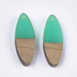 Подвески из смолы и ореха&nbsp;LS-RESI-S358-18F