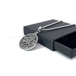 Ожерелья из нержавеющей стали с подвеской в виде звезды хип-хопа для мужчин и женщин&nbsp;KT6761