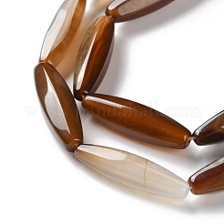 Нити бусин из натурального агата (окрашенного и нагретого)&nbsp;G-M446-A01-01A