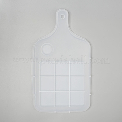 Прямоугольник с узором ручка обеденная тарелка силиконовые Молды&nbsp;DIY-L021-57