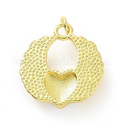 Подвески из латуни с эмалью в стойку&nbsp;KK-C008-14G-01