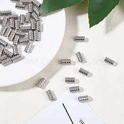 Трубчатые бусины из нержавеющей стали 304&nbsp;STAS-CA0001-10P