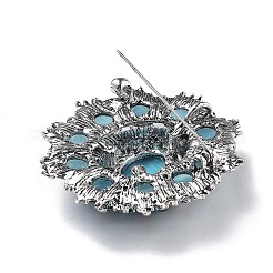 Броши в стиле барокко из сплава со стразами и кошачьим глазом&nbsp;LS-JEWB-Z034-08AS