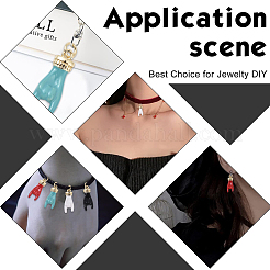 Подвески из латуни с эмалью&nbsp;KK-YW0003-42A