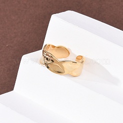 Кольца-манжеты из нержавеющей стали 304 для женщин&nbsp;RJEW-K309-28G