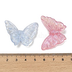 УФ-покрытие прозрачные радужные переливающиеся акриловые бусины&nbsp;LACR-R001-09A