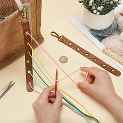 Кожа PU подвесные украшения&nbsp;FIND-WH0290-49AB-01