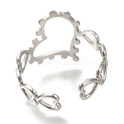 Кольца-манжеты из нержавеющей стали 304&nbsp;RJEW-Z074-01P